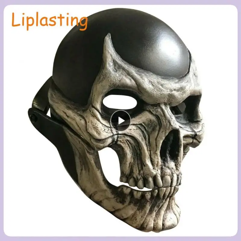 

Durable Skull Helmet Unisex Horror Props Cosplay Creepy Realistic Masks Party Supplies Halloween Mask High Quality 30x24cm Latex