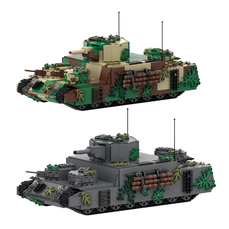 

1867PCS WW2 Military MOC 1:30 scale Japanese Super Heavy Tank Model creative ideas high-tech Child Toy Gift Armored Car Blocks