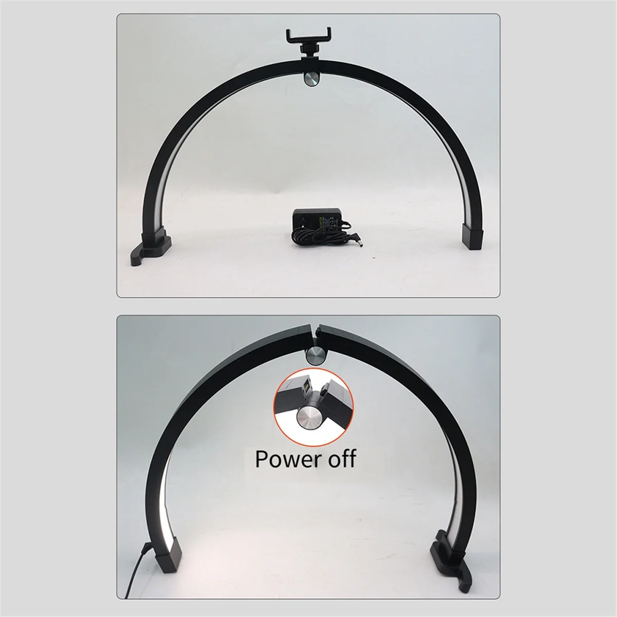 Настольная лампа для ногтей 22 дюйма 20 Вт с сенсорным управлением