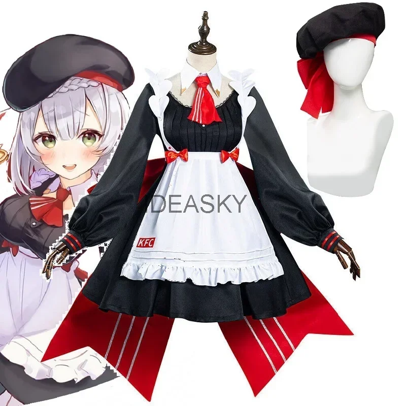 

Halloween Women adult Anime Game genshin impact noelle kfc genshin impact cosplay Uniform Lovely costume maid Dress Outfit