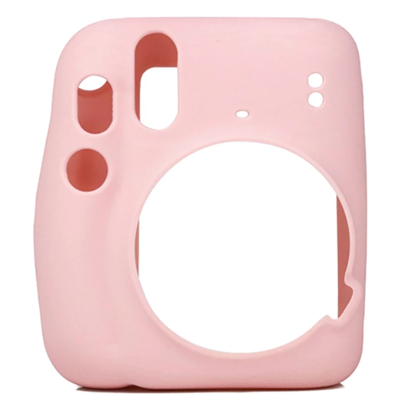 

Высококачественный однотонный мягкий силиконовый защитный чехол для камеры чехол для Instax Mini 11 пленка для мгновенной камеры