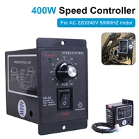 1pc 400w ac motor speed controller speed pinpoint regulator forward and backward ac 220v 50hz mini motor speed control unit