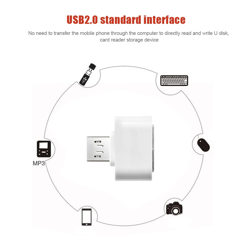Универсальный преобразователь микро-USB OTG Type-C в USB 2 0 для Samsung Huawei Android смартфона