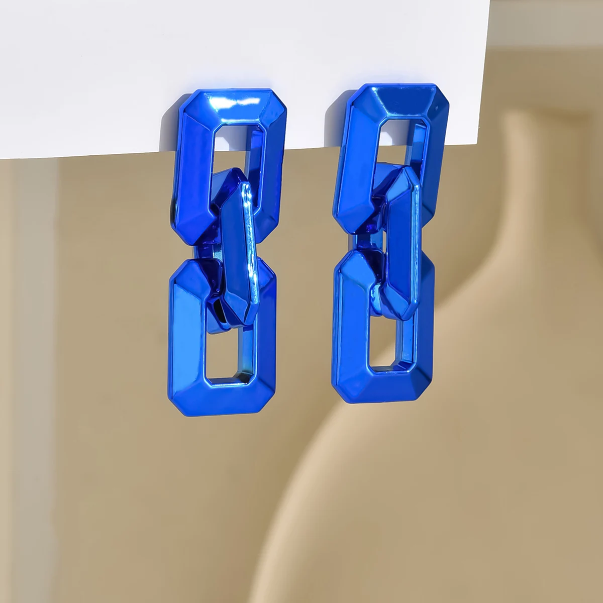 Новинка 2023 акриловые прозрачные блестки модные висячие серьги с геометрическим