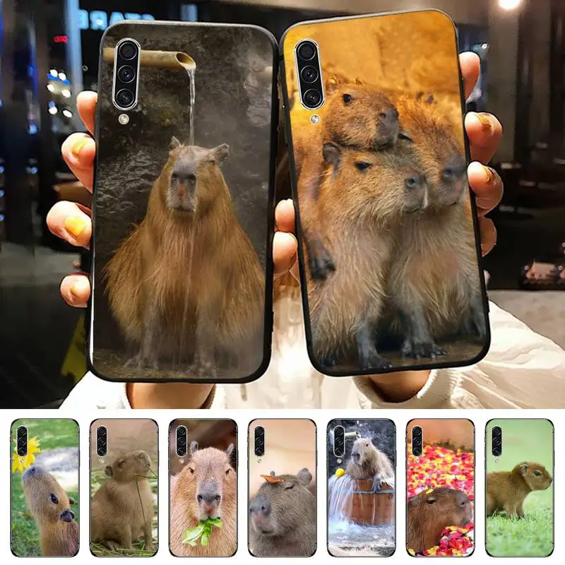 

Capybara cute animal Phone Case For Samsung galaxy A S note 22 52 21 20 53 51 71 12 13 10 32 50 fe s ultra plus
