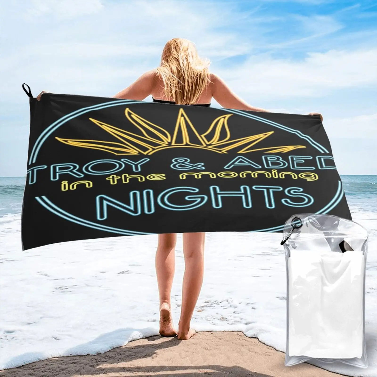 

Nights Community Troy And Abed Troy Beach Towel Beach Towel Luxury Hair Towel Face Towel Towels For Home Towels Kitchen Towels