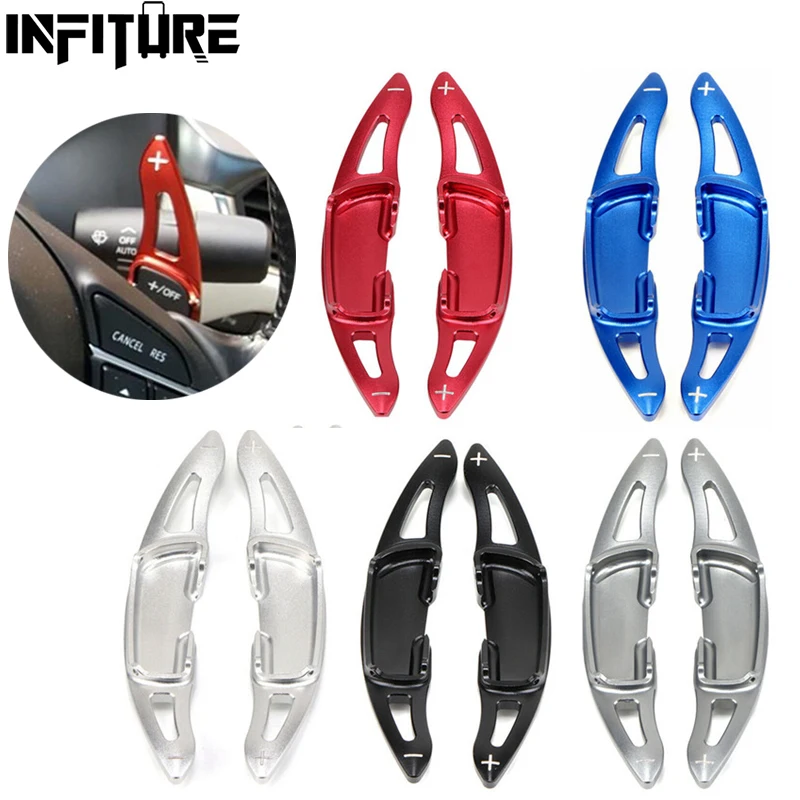 

2pcs Steering Wheel Paddle Shifter Extension For Mazda 3 Axela 2014-2017 For Mazda Atenza 2014-2017 Aluminum Shift Paddle Blade