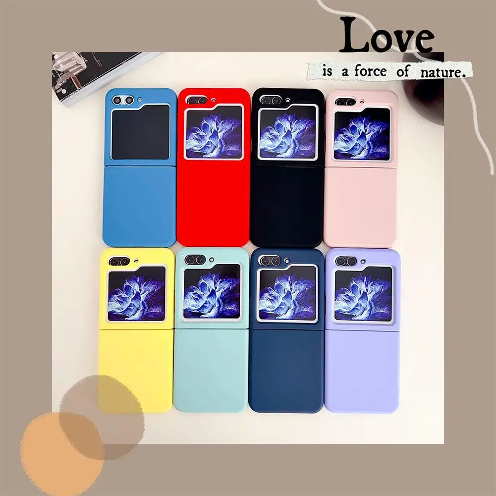 

For Samsung Galaxy Z Flip5 Liquid Silicone Case Silky Soft Protective Back Cover For Galaxy Z Flip 5 5G ZFlip5 Phone M7R1