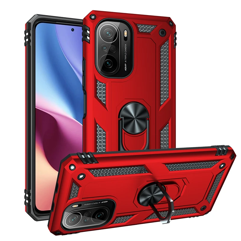 

For xiaomi poco f3 case shockproof armor magnetic metal back cover for pocophone little poco f3 f 3 pocof3 f3poco phone cases