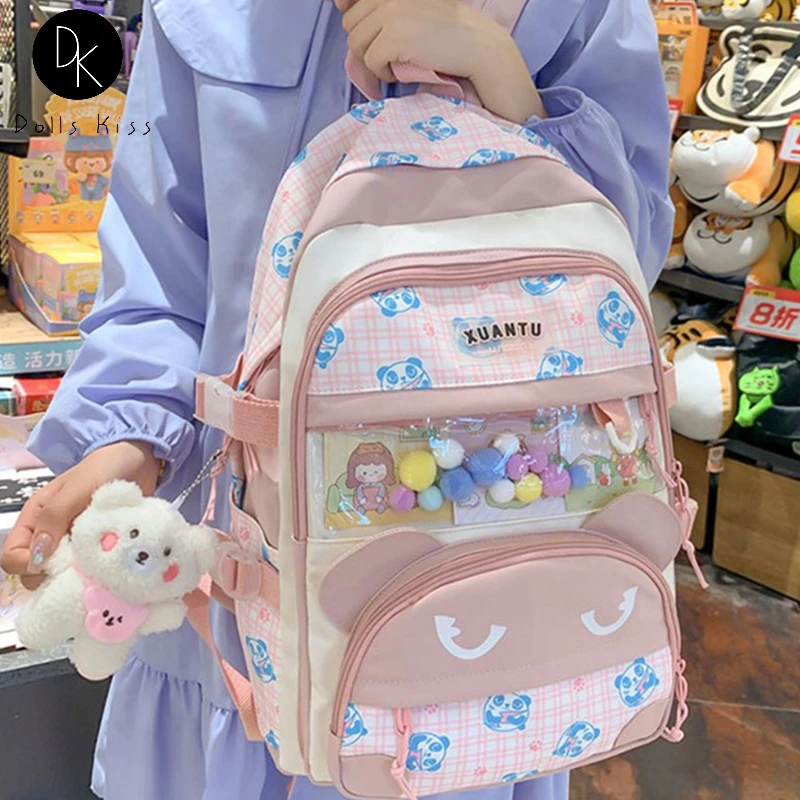 

Cute Girl School Bookbag Kawaii Backpack for Girl Large Capacity Waterproof Backpack for Women Bag Travel Laptop Backpack Female