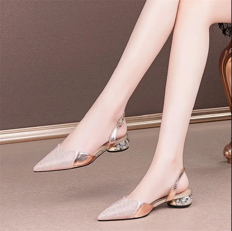 

Cresfimix Women Fashion High Quality Silver Party Night Club Square Heel Shoes Lady Golden Sexy Wedding Shoes Zapatos A300e