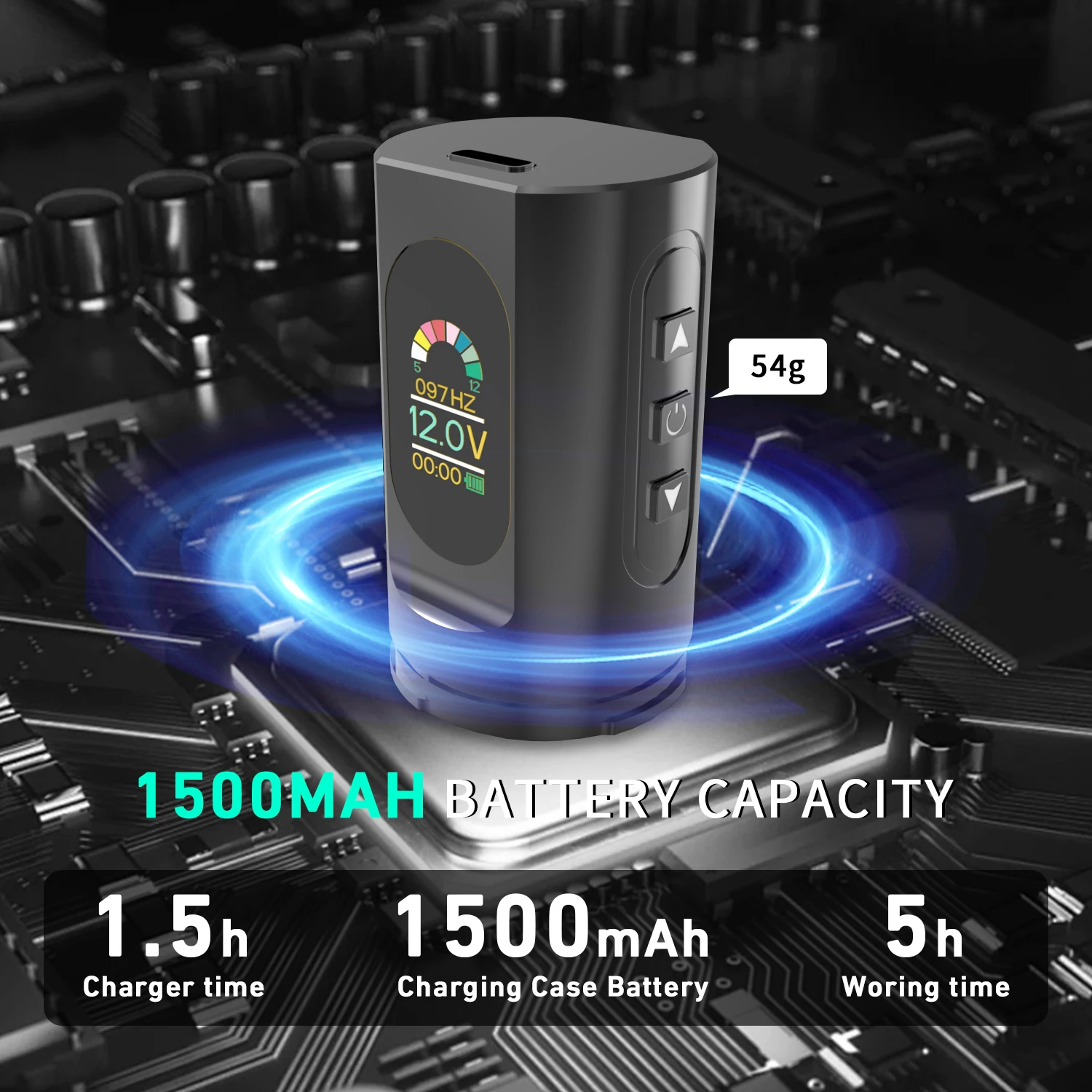 Машинка для тату-машинки 2 4-4 мм с аккумулятором