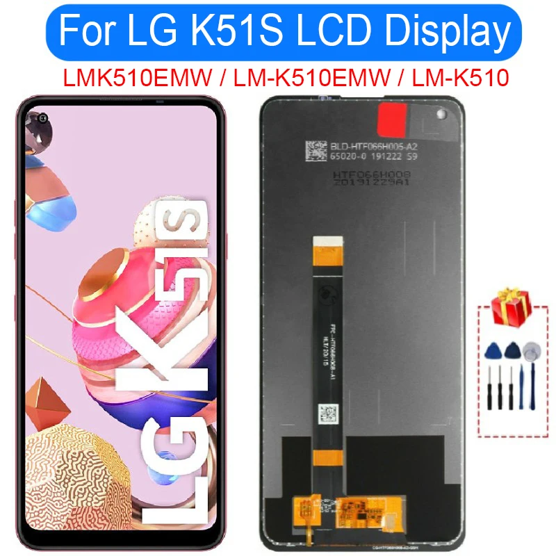 

6,55 "для LG K51S LM-K510 LCD LMK510EMW дисплей LM-K510EMW стандартная деталь для LG K51S Замена ЖК-дисплея