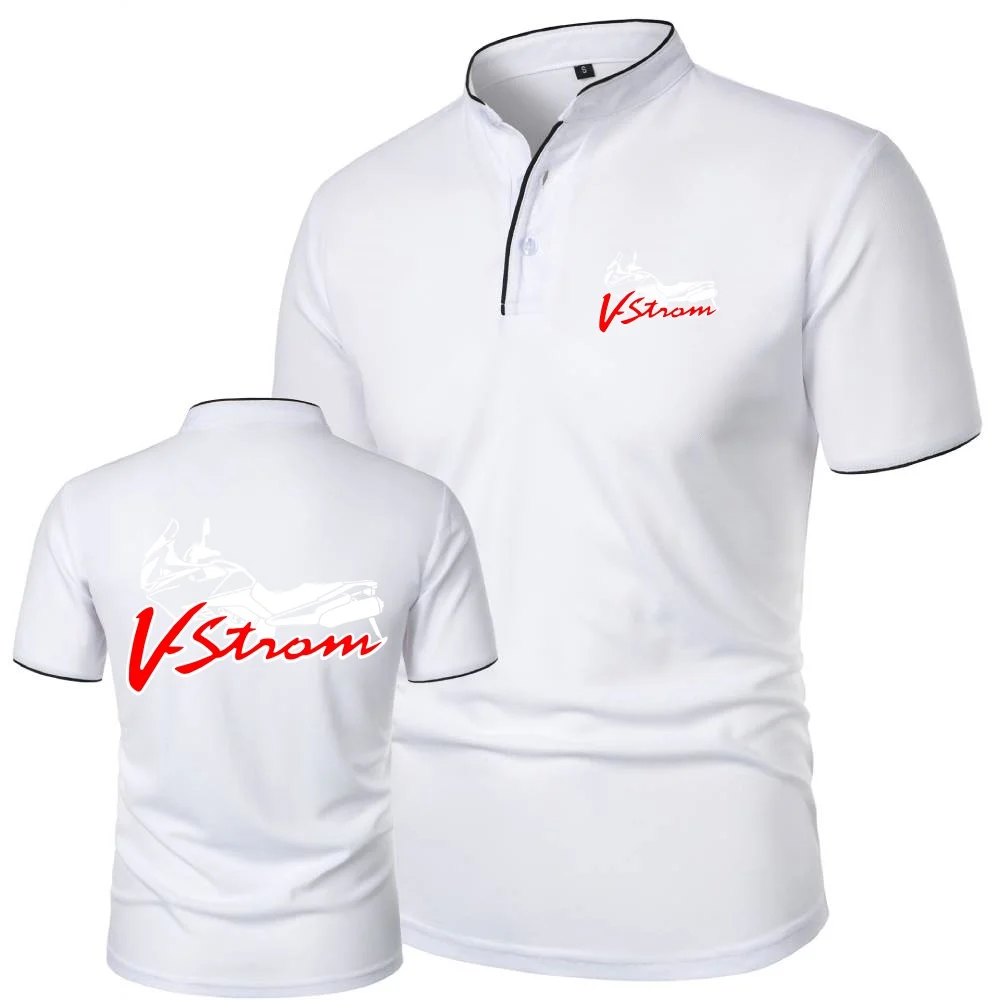 Рубашки поло V-Strom DL 650 мотоциклетная мужская футболка с короткими рукавами