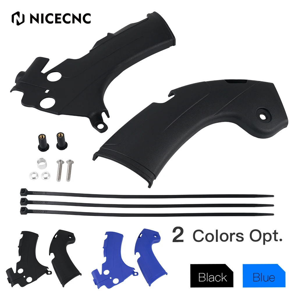 

NICECNC Motocross Frame Guards Covers Protectors For YAMAHA YZ250F 2019-2021 YZ450F 2018-2021 YZ450FX 2019-2021 PA/ABS plastic