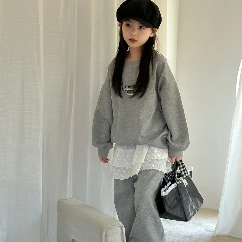 Милая Белая Мини-юбка для девочек Новинка осени 2024 подходящая ко всему модная в