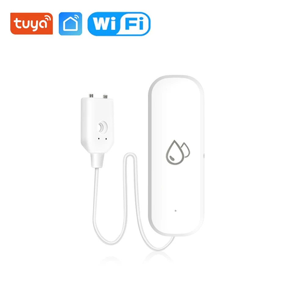 

Tuya Wi-Fi датчик утечки воды сигнализация детектор утечки воды оповещение о наводнении система охранной сигнализации приложение SmartLife дистанционное управление