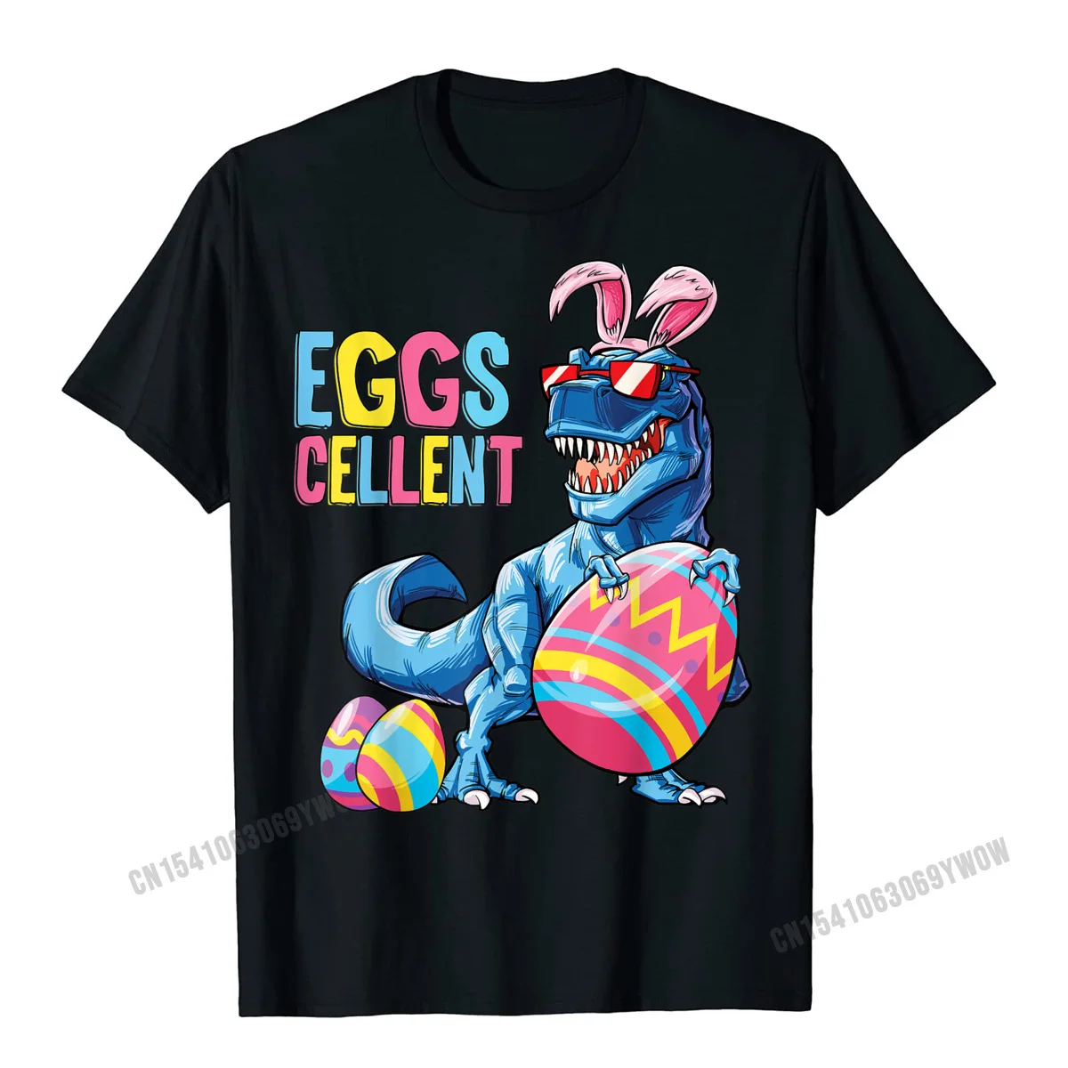 

Easter Dinosaur Bunny T Rex Boys Girls Kids Eggs Cellent T-Shirt Funny Hip Hop Tees Harajuku Top T-Shirts For Men Fashionable