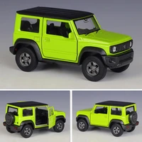136 scale suzuki jimny suv sport toy car diecast model pull back doors openable collection for children gift toy welly