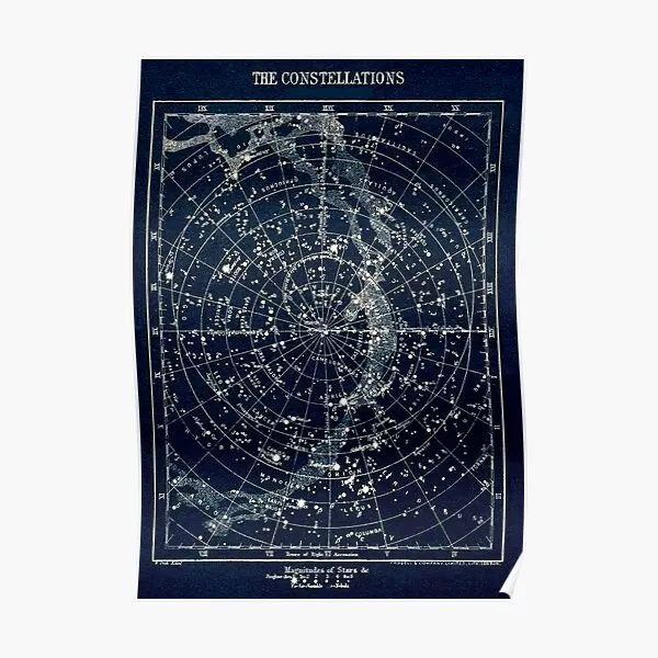 

Винтажный постер с изображением звезд и созвездий, 1900 г, искусство, винтажные забавные современные картины, комната, фотография, украшение с...