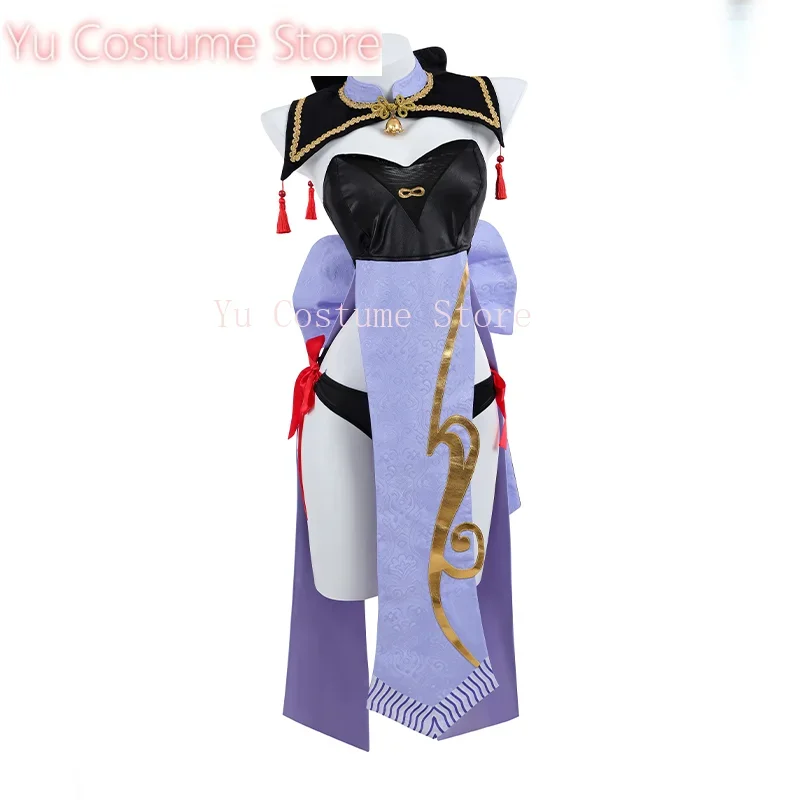 Yu Костюм Genshin Impact Gan Little Zombies Косплей Cos Game Аниме Вечеринка Униформа Хэллоуин