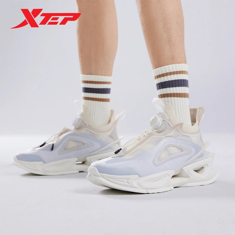 

Xtep Casual Shoes Men Non-Slip Stability Sports Shoes Vintage Casual Outdoor Shoes 878119320070