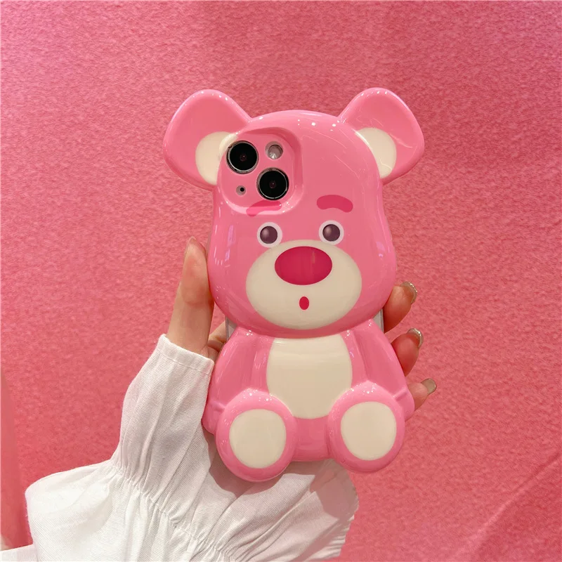 For iPhone 14 Pro  Case 3D Bunny Animal  Phone Cases for iPhone 14 Plus 11 12 13 14 Pro Max Shockproof For iPhone 14 Case