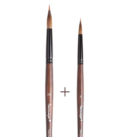 Двухслойные кисти Dainayw для акварели