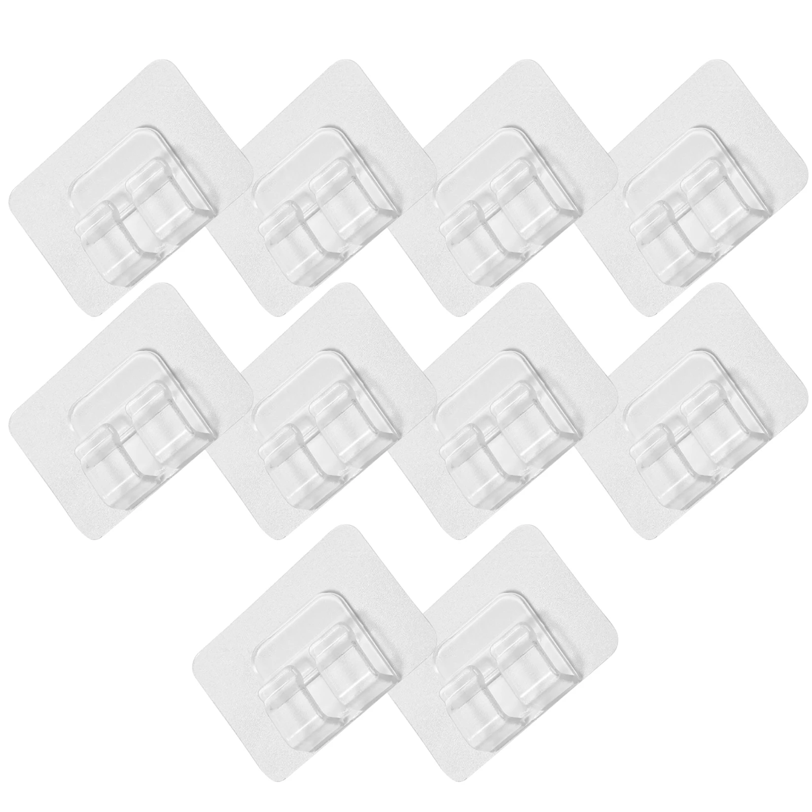 

10pcs Car Floor Mat Clips Universal Adhesive Hook Car Floor Mat Clips Multi-Functional Wall-Mounted Consoler Mounted Anti Slip