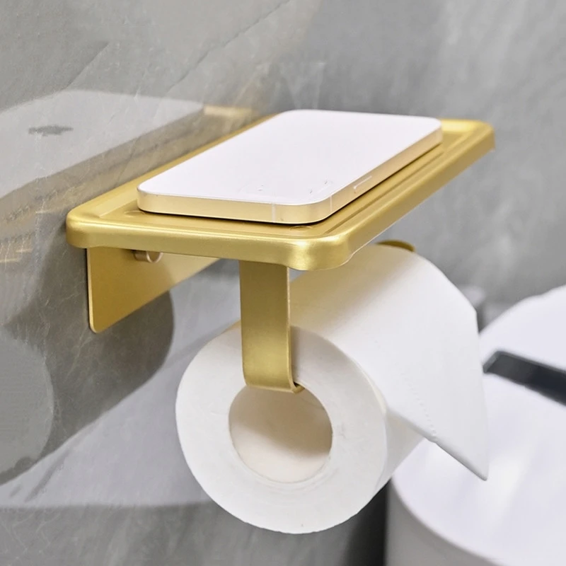 1 шт. алюминиевый держатель для туалетной бумаги