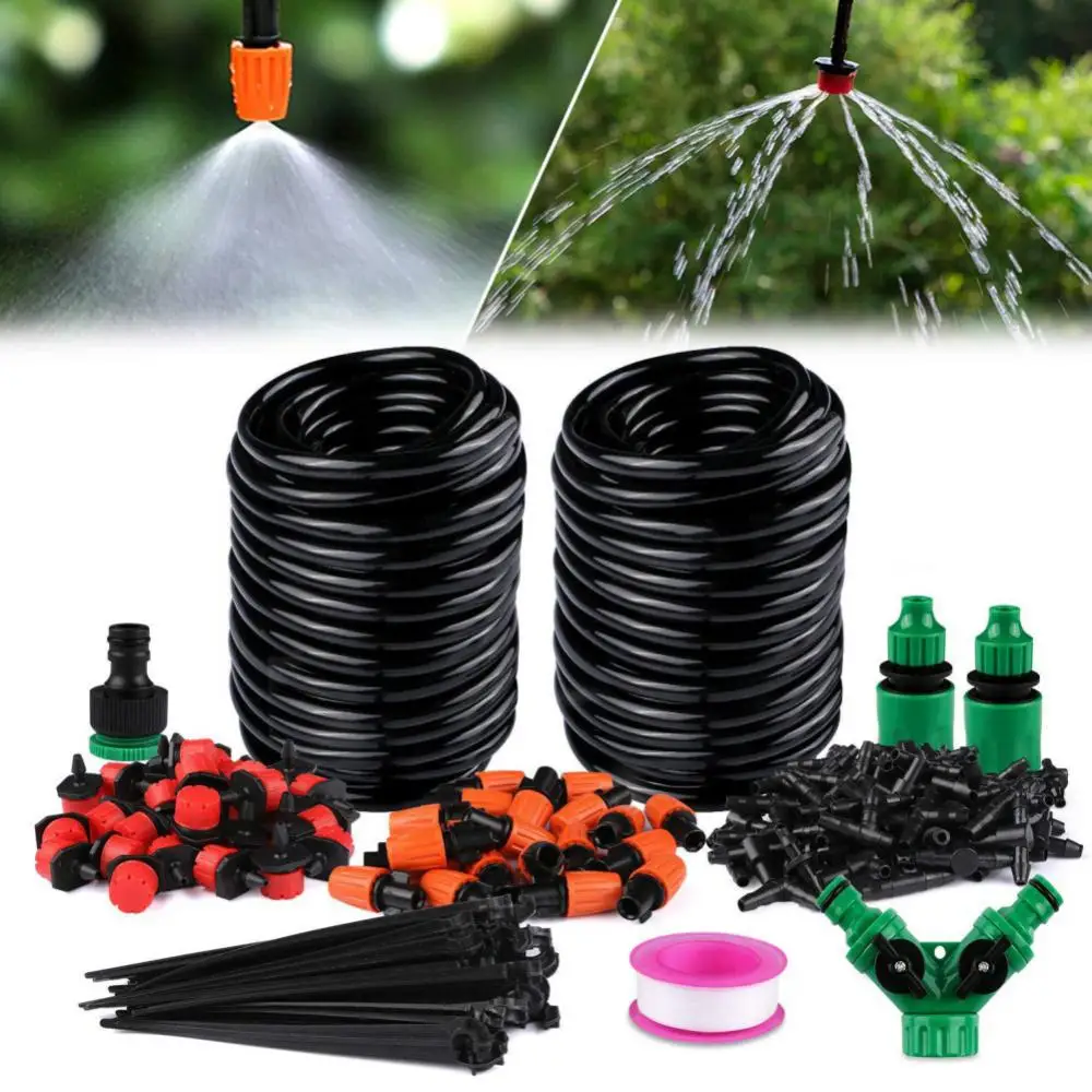 

30M/40M DIY Drip Irrigation System Automatic Watering Garden Hose Micro Drip Watering Kits With Adjustable Drippers For Pot Lawn