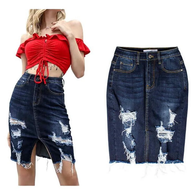 

Женская короткая юбка, облегающая Сексуальная джинсовая юбка, джинсовые юбки с перфорацией