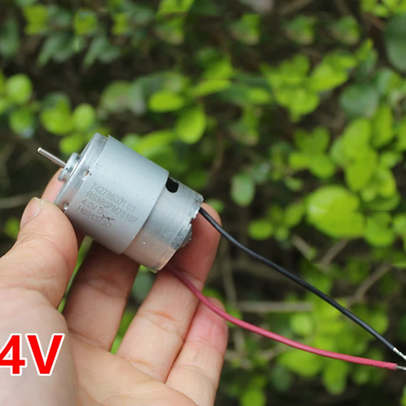 Микродержатель с угольной щеткой, постоянный ток, 3 в, 3,7 в, 4 в, 19000 об/мин, высокоскоростные Мощные вентиляторы охлаждения двигателя для автомобиля, лодки, модели электрической дрели