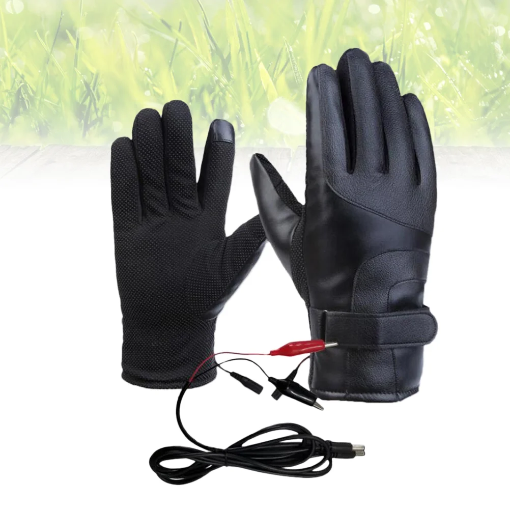 

Outdoor Gloves Heating Heated Thermal Pearlescent Skiing Winter Warmer Waterproof Motorcycle