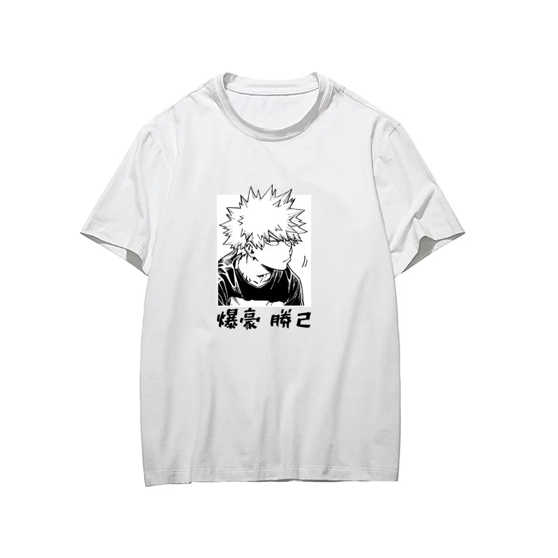 Футболка с рисунком японского аниме Моя геройская академия Bakugou Katsuki Летние
