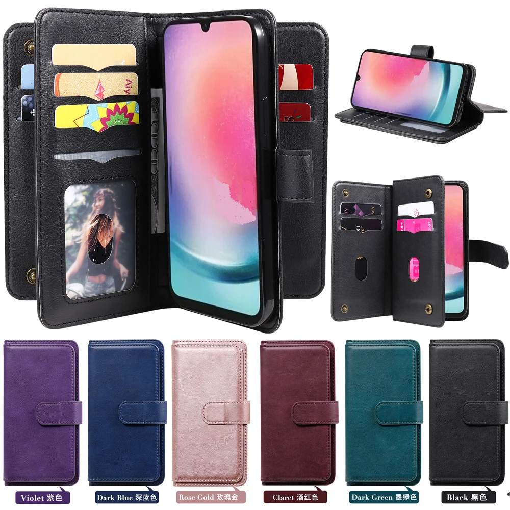 

for OPPO Realme C33 Case Cover coque Flip Wallet Mobile Phone Cases Covers Bags Sunjolly for OPPO Realme C33 Cases