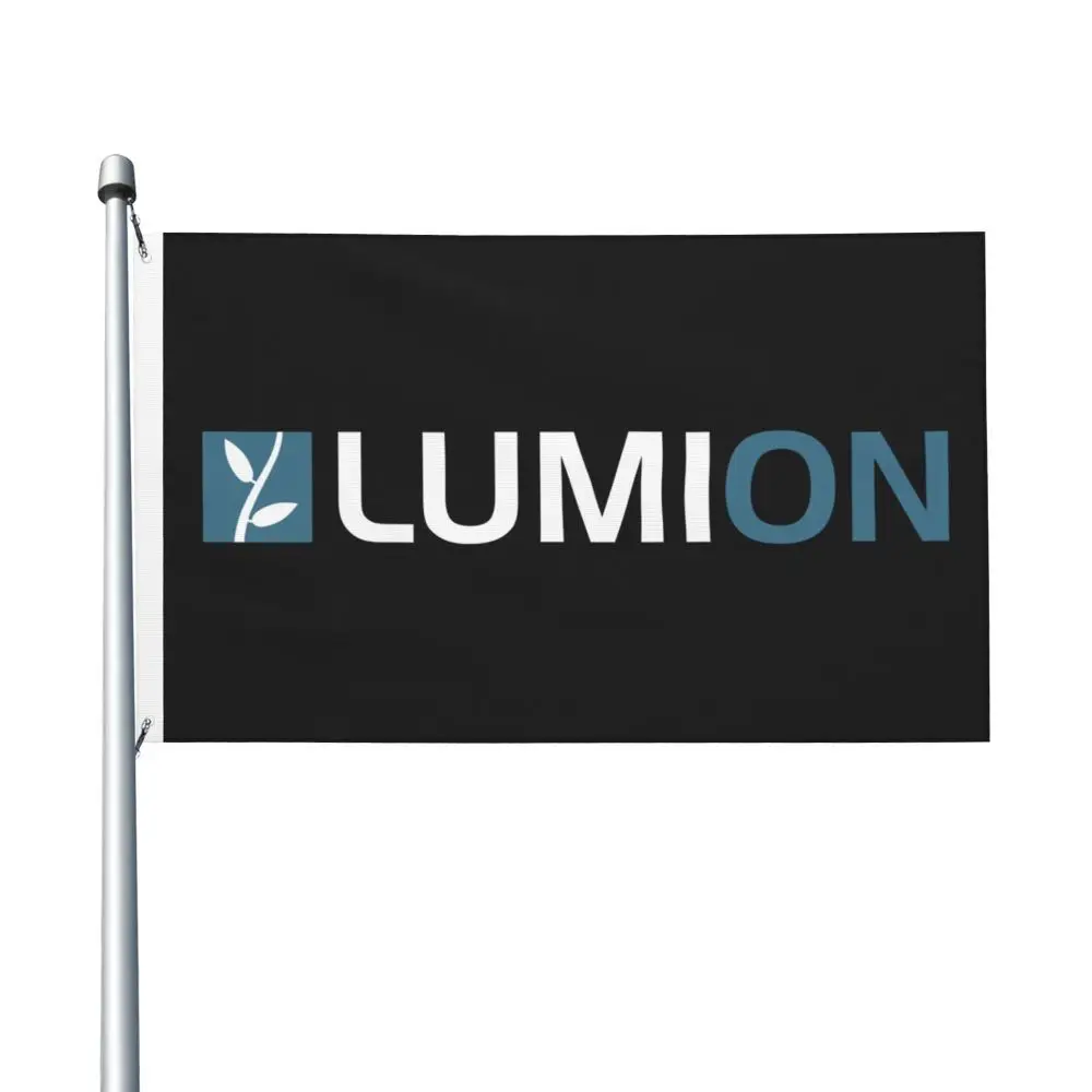 Новый двухсторонний баннер Lumion легкий флаг Садовый декоративный вечерние 3x5