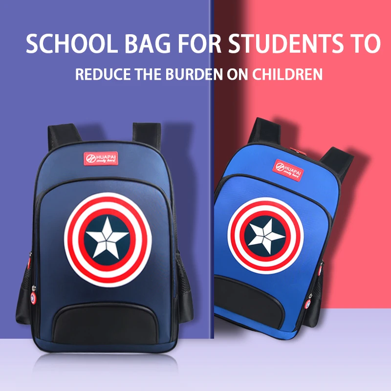 Schoolbags for Primary School Students for Boys in Grades Weight, Ridge Protection Waterproof Children's kindergarten Backpacks