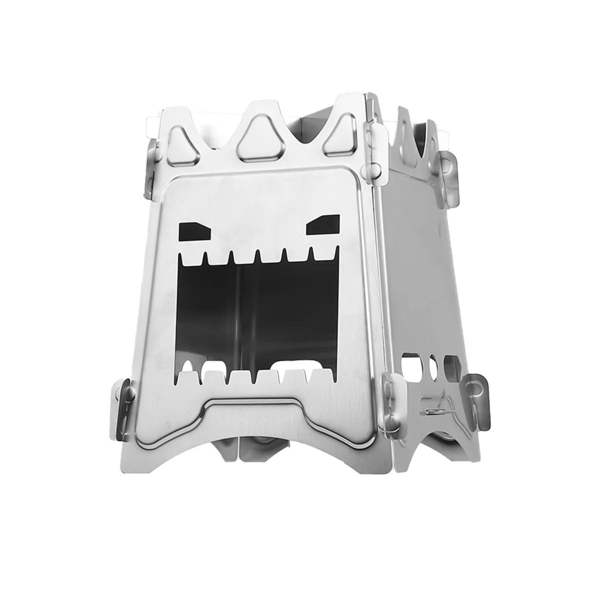 

Stove Firewood Camping Outdoor Heating Cooking Lightweight Backpacking Folding Hiking Metal Burning Wood Tool Cookware Campfire