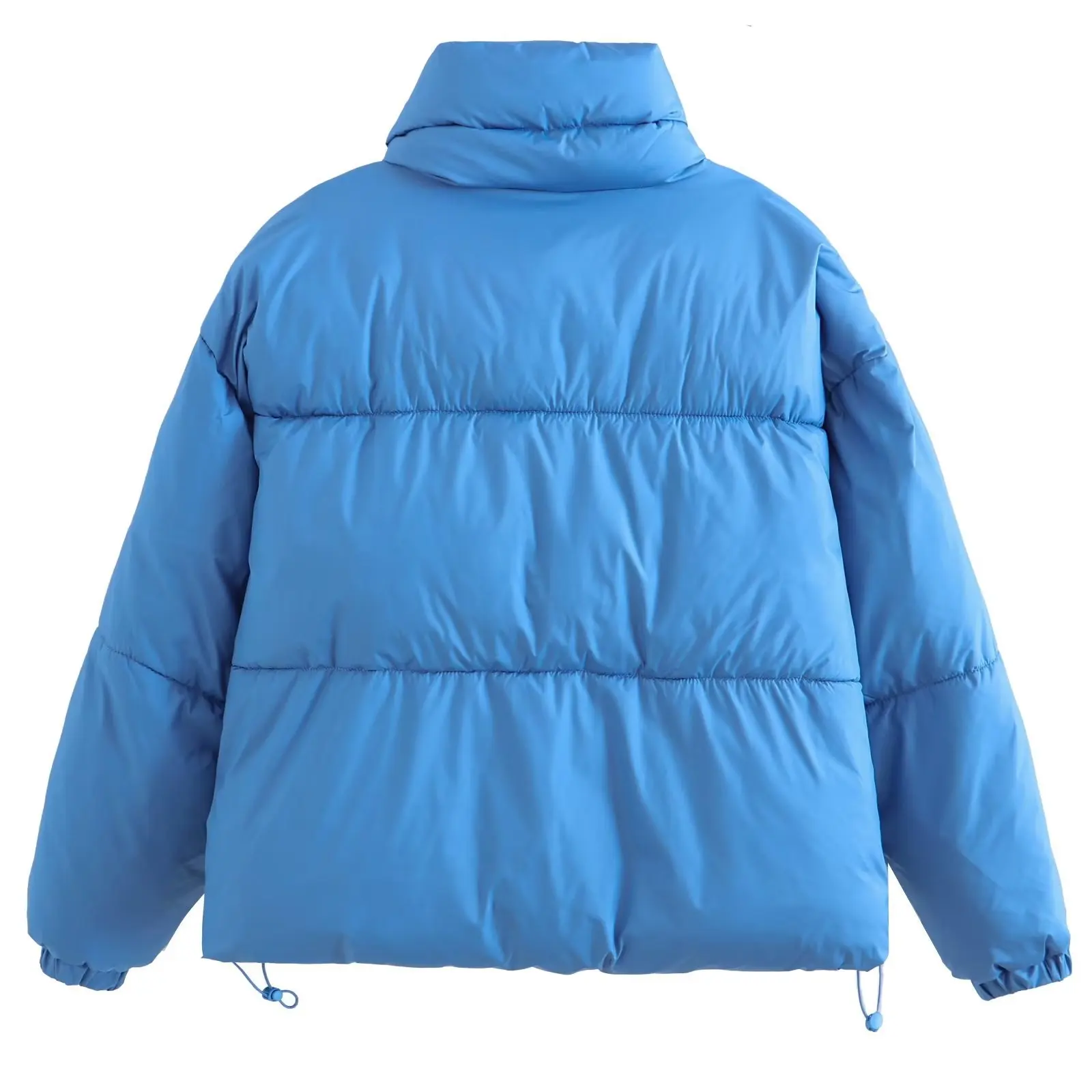 LXUNYI Winter Jacket Women 2022 New Outwears Stand Collar Casual Loose Puffer Woman Coat Long Sleeve Short Cotton Jackets