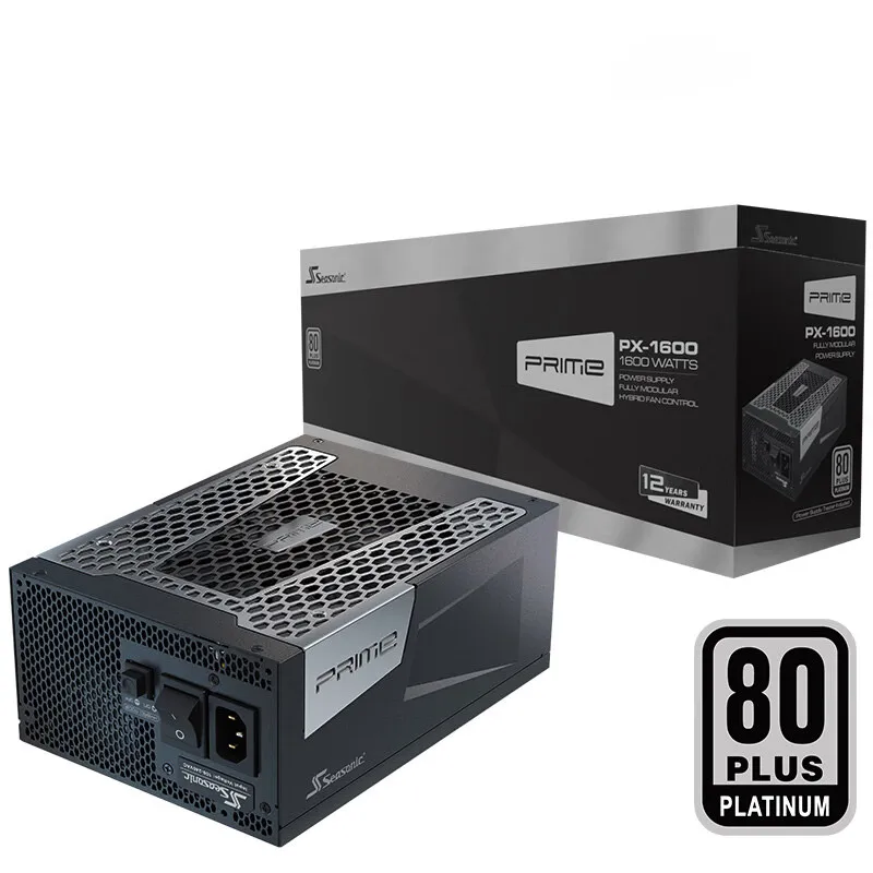 

SEASONIC PLATINUM PRIME PX1600W источник питания, оригинальный 12vhpwr PCLE5.0