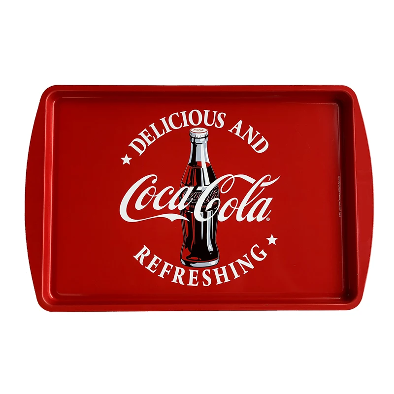 

Cookie Plate Tinplate Plate Coca-Cola Tray Bar Flat Plate Restaurant Shallow Plate Dim Sum Fruit Plate Barbecue Plate