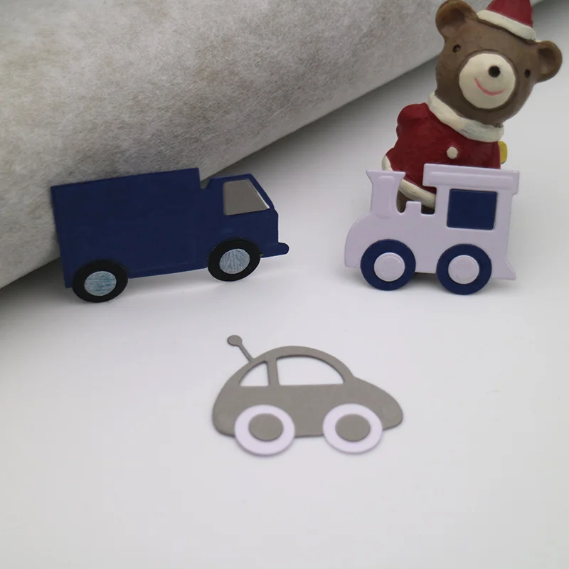 2022 новые Вырубные штампы автомобиль мультфильм скрапбукинг декоративный