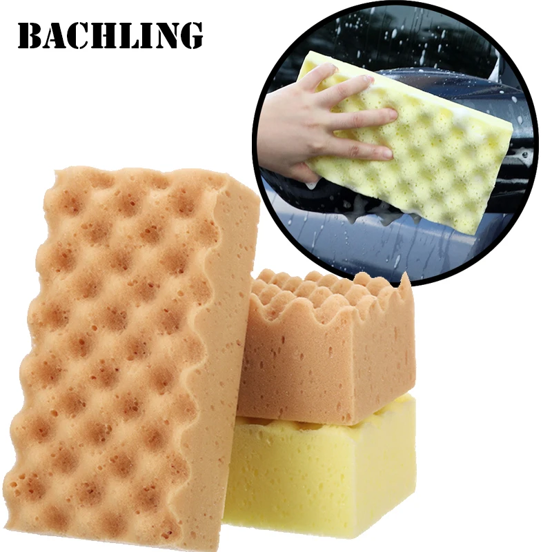 Большая губка для мытья автомобиля блок чистки кузова удаление пятен волнная