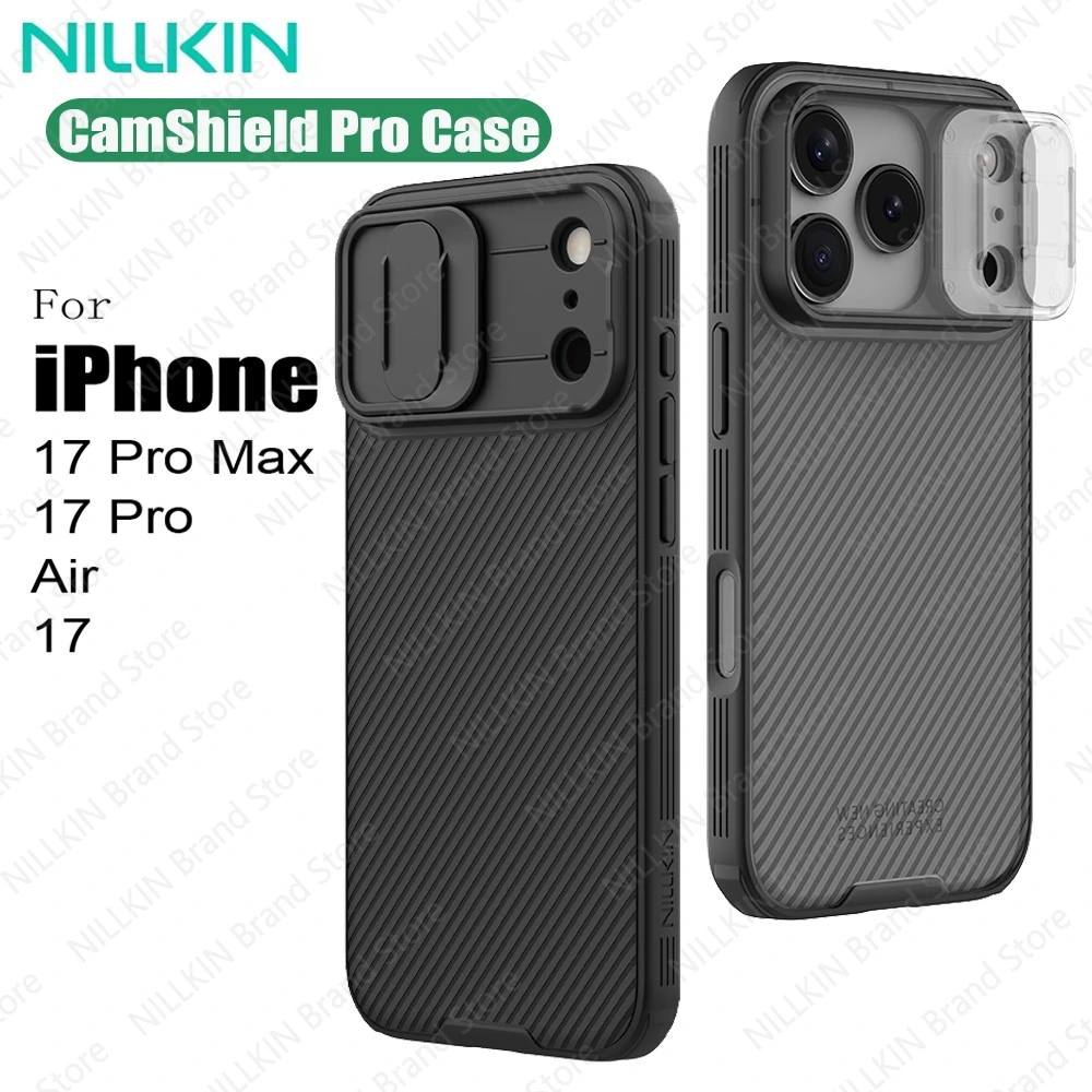 Фото Чехол NILLKIN для iPhone 17 Pro Max / 17 Pro CamShield Pro, противоударный защитный слайд-крышка для камеры для iPhone17 / 17 Air №1