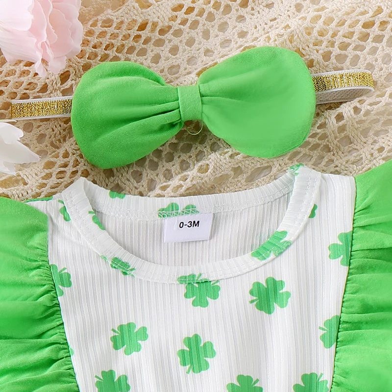 Пасхальные наряды для маленьких девочек с коротким рукавом и круглым вырезом