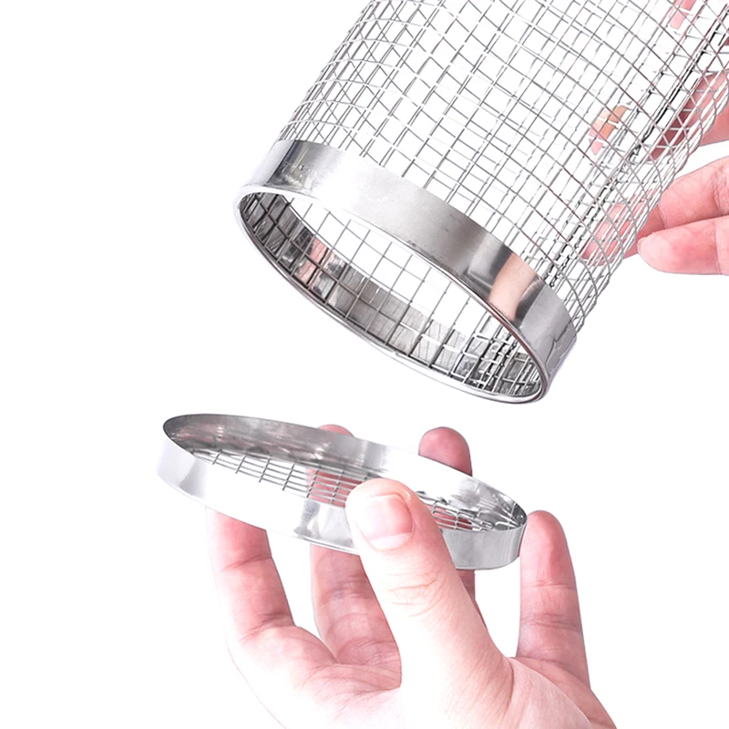 Корзина для гриля из нержавеющей стали портативная корзина барбекю вращающаяся