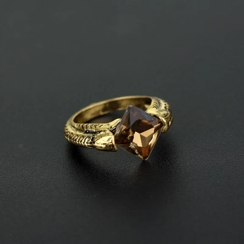 

2023 Harries Voldemort's Horcrux Ring Resurrection Stone Ring Warlow Potters Deathly Hallows Toy Dumbe Decorative Accessories