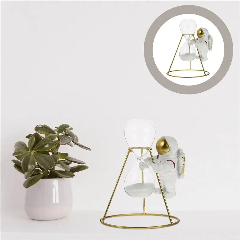 

Creative Resin Sand Clock Shape Desktop Office Housewarming Decoration