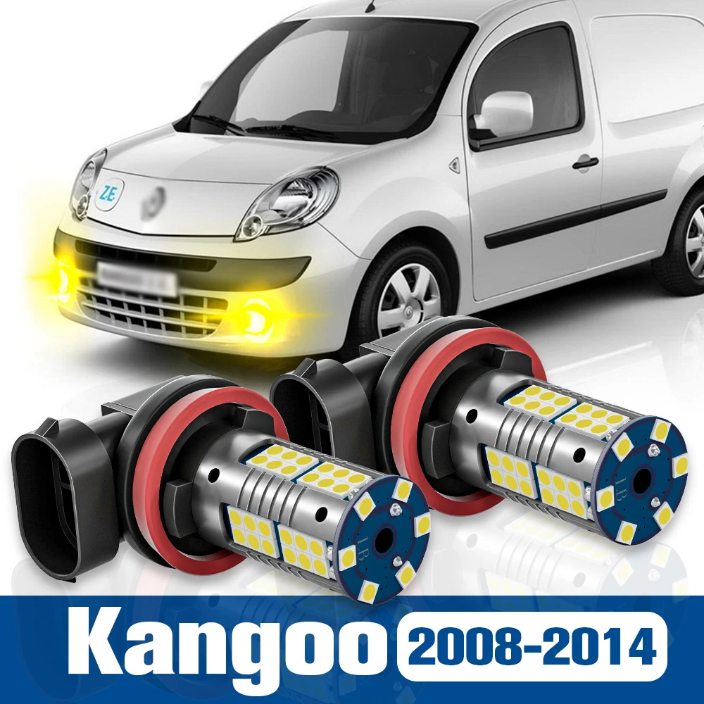 

2pcs LED Fog Light Blub Lamp Accessories Canbus For Renault Kangoo 2008-2014 2009 2010 2011 2012 2013